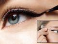 Tek sürüşte jilet gibi bakışlar! Eyeliner çekme taktiği: Evdeki kaşık yetiyor