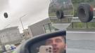 Kuzey Marmara'da TIR'dan fırlayan lastik korku saçtı