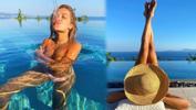 Rita Ora’dan havuzda üstsüz paylaşım!