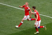 Rusya-Suudi Arabistan maçından kareler