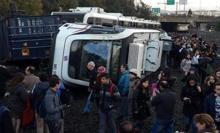 İzmirde metro kazası