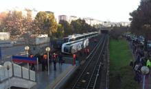 İzmirde metro kazası