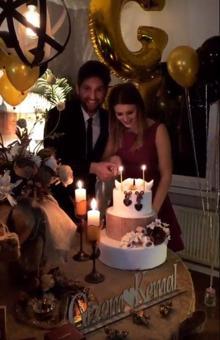 Gizem Karaca sevgilisi Kemal Ekmekçi ile nişanlandı