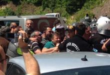 Yuvacık Barajı çevresindeki tesislerin yıkımında biber gazlı müdahale