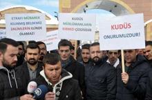 ABDnin Kudüs kararına ülke genelinden protestolar