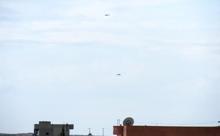 Menbiç sınırında ABD helikopterleri uçuyor