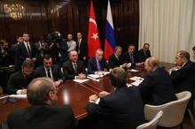 Berlinde Cumhurbaşkanı Erdoğan-Putin görüşmesi