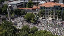 Son dakika... Ayasofya Camiinde ilk namaz kılındı Tarihi fotoğraflar
