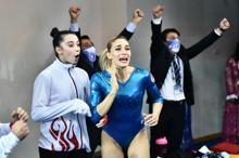 Milli cimnastikçi Göksu Üçtaş Şanlıdan gümüş madalya Tarihi anlar...