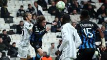 Beşiktaş - Club Brugge maçından kareler