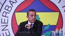 Fenerbahçe Başkanı Ali Koçun basın toplantısından kareler