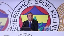 Fenerbahçe Başkanı Ali Koçun basın toplantısından kareler