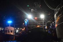 New York Brooklyn Köprüsüne gemi çarptı: İşte görüntüler