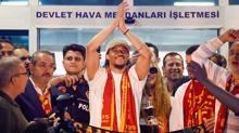 Leroy Sanenin İstanbula gelişinden kareler