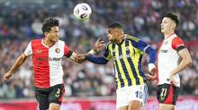 Feyenoord - Fenerbahçe maçından kareler
