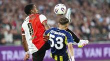 Feyenoord - Fenerbahçe maçından kareler