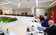 Erdoğan, Türkiye-ABD İş Konseyi Başkanı Ulukaya ve ABDli üst düzey şirket yöneticileriyle görüştü