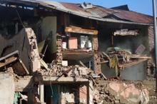 Erzurumda doğal gaz dehşeti 2 ev yıkıldı