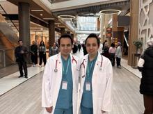En ilginç mesai Aynı anda iki doktor: Hastanede beklerken çift gördüklerini zannedenler oluyor