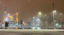 Kayseri bembeyaz Kar yağışı kentte etkisini artırdı