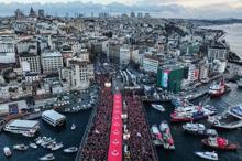 İstanbul sabaha Filistin için uyandı Sabah namazında yola çıkan binler, Galata Köprüsü’ne yürüdü