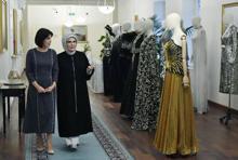 Emine Erdoğan, Özbekistan Cumhurbaşkanının eşi Mirziyoyeva ile bir araya geldi