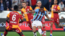 Trabzonspor-Galatasaray maçından kareler
