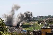 İsrailden Lübnana bombardıman Bölgeden sıcak görüntüler