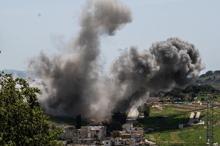 İsrailden Lübnana bombardıman Bölgeden sıcak görüntüler