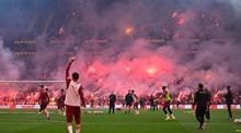 Galatasarayın taraftara açık antrenmanından fotoğraflar