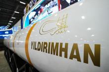 Türkiyenin 6 bin kilometrelik menzilli kıtalararası balistik füzesi YILDIRIMHAN, SAHAda sergilendi