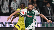Konyaspor - Fenerbahçe maçından kareler