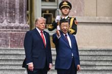 ABD Başkanı Trump ile Çin Devlet Başkanı Xi bir araya geldi Törenden kareler