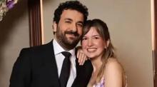 Hasan Can Kaya sevgilisi Duygu Karabaşla evlendi İşte nikahtan ilk kareler