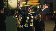 Fenerbahçenin yeni transferi Vedat Muriqi İstanbula geldi