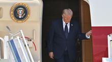 ABD Başkanı Trump NATO Zirvesi için Ankarada Havalimanında dikkat çeken diyalog