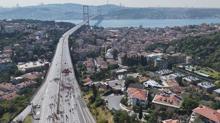 15 Temmuz Demokrasi ve Şehitleri Anma Yürüyüşü havadan görüntülendi: Unutmayacağız, unutturmayacağız