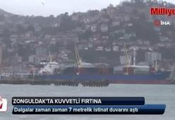 Zonguldak’ta kuvvetli fırtına