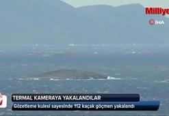 120 kaçak Çavuş Adasına kurulan termal gözden kaçamadı