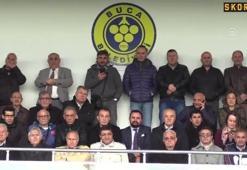 Eski futbolcular, spor tesisi açılışında buluştu