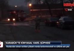 Kesilen varilden çıkan kimyasal hastanelik etti