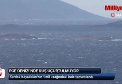 Kardak Kayalıkları'nın 1 mil uzağındaki kule tamamlandı