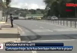 Cumhurbaşkanı Erdoğan Rusya'ya gitti
