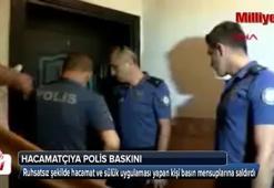 Ruhsatsız hacamatçıya polis baskını