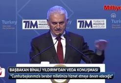 Başbakan Binali Yıldırım'dan veda konuşması