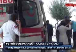 Fethiye'de yamaç paraşütü kazası