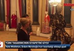 Cambridge Düşesi Middleton, Türk modacının tasarımını giydi
