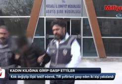 Kadın kılığına girip hırsızlık yapan şahıslar yakalandı