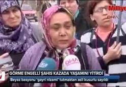 Beyaz bastonu 'gayri nizami tutmaktan' asli kusurlu sayıldı