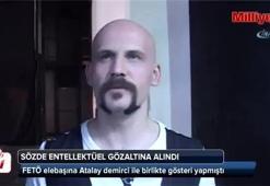 FETÖ elebaşına Atalay demirci ile birlikte gösteri yapan Ömer Pekin gözaltına alındı